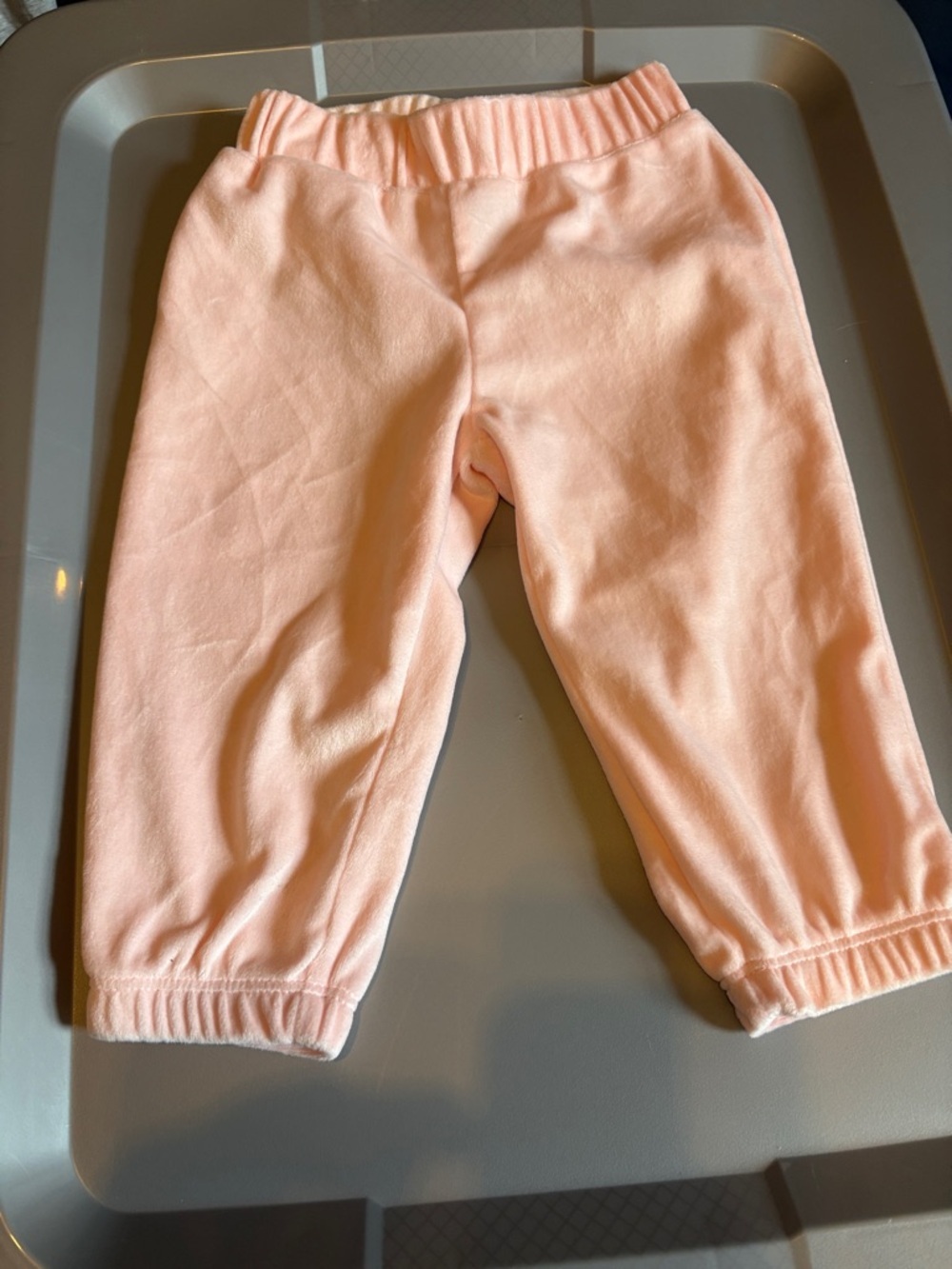 Carter's Cream Floral Short-Sleeve Bodysuit with Pink Print and pink pants - Picture 5 of 8